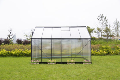 NEW 16.5 FT , 12 FT , 8.5 FT POLYCARBONATE GREENHOUSE - with 16.5 FT X 8.35 FT | Sold by Uncle Wiener's Wholesale