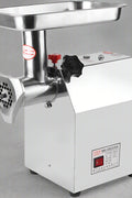 175KG Commercial Meat Grinder – 1HP Stainless Steel Unit front view
Grinder body and motor housing – stainless steel construction
Meat processing demonstration with grinder accessories
Grinding pork, fish, ginger with 710TK12 meat grinder