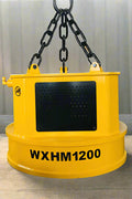 48-Inch Hydraulic Excavator Scrap Magnet WHM1200 – Heavy-Duty Demolition and Recycling Tool
