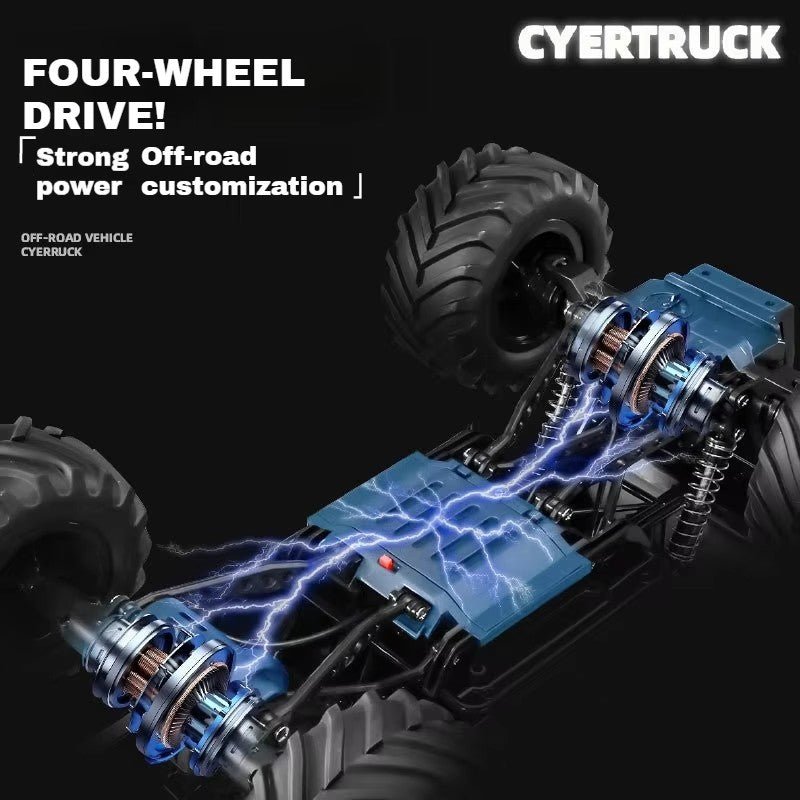 New 1:8 4WD RC Cyber Remote Control Truck – High - Speed Off - Road Electric Racing Car CSJ56792 - with | Sold by Uncle Wiener's Wholesale