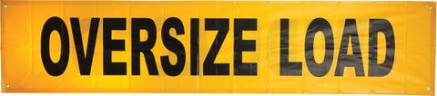 New 18" x 84" Oversize Load / Wide Load Vinyl Banner Sign – Heavy - Duty Truck Safety Warning Flag OSLB - with | Sold by Uncle Wiener's Wholesale