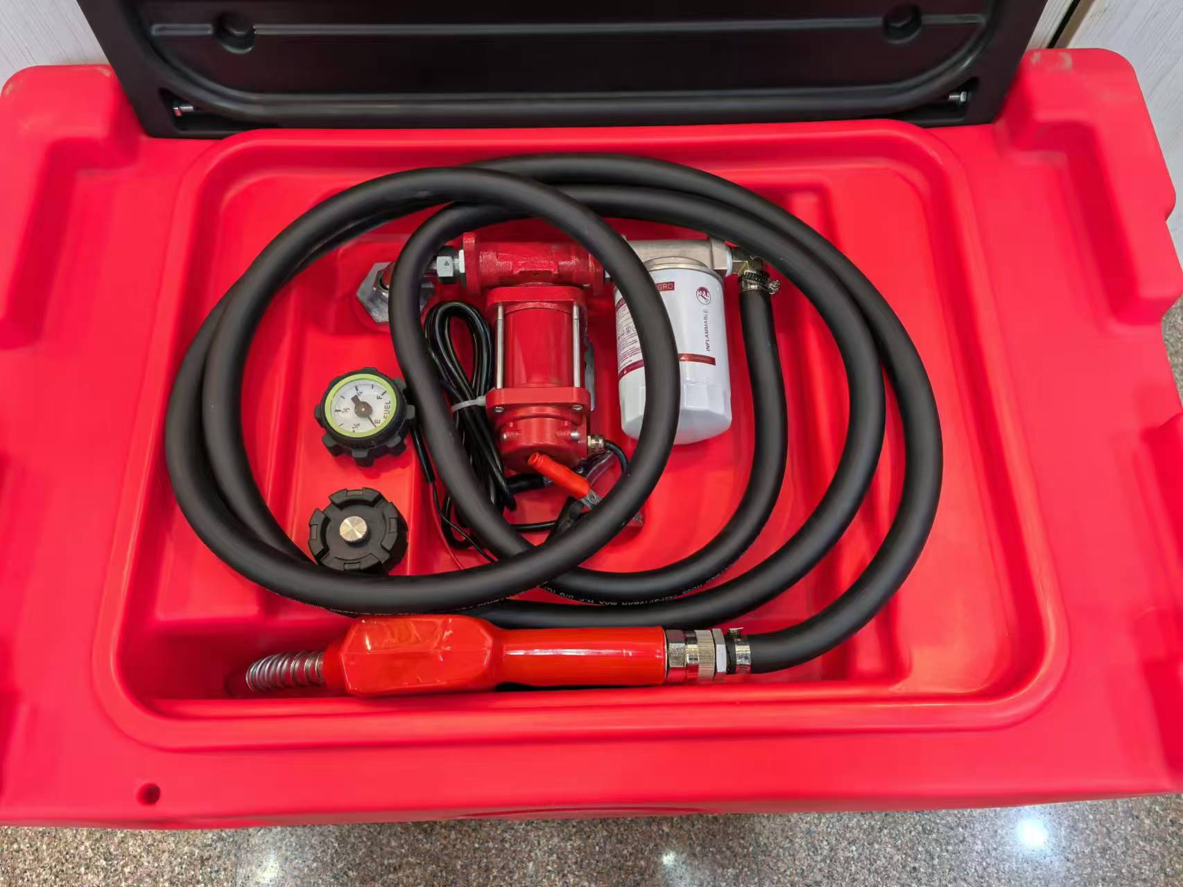 New 180L Fuel Transfer Tank with 40 LPM Gas & Diesel Pump – Portable Fuel Storage & Transfer System S1293 - with | Sold by Uncle Wiener's Wholesale