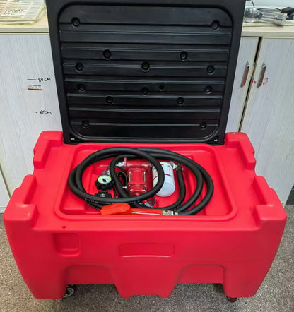 New 180L Fuel Transfer Tank with 40 LPM Gas & Diesel Pump – Portable Fuel Storage & Transfer System S1293 - with | Sold by Uncle Wiener's Wholesale