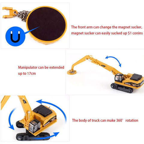 New 1:87 Scale Diecast Material Handler Scrap Machine Toy – Heavy Equipment Model 625010 - with | Sold by Uncle Wiener's Wholesale