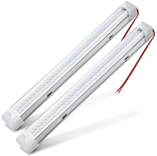 New (2) 13.5 - Inch 72 LED 12V Interior Trailer RV Light with Switch – Model 52813 - with | Sold by Uncle Wiener's Wholesale