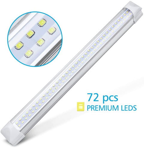 New (2) 13.5 - Inch 72 LED 12V Interior Trailer RV Light with Switch – Model 52813 - with | Sold by Uncle Wiener's Wholesale