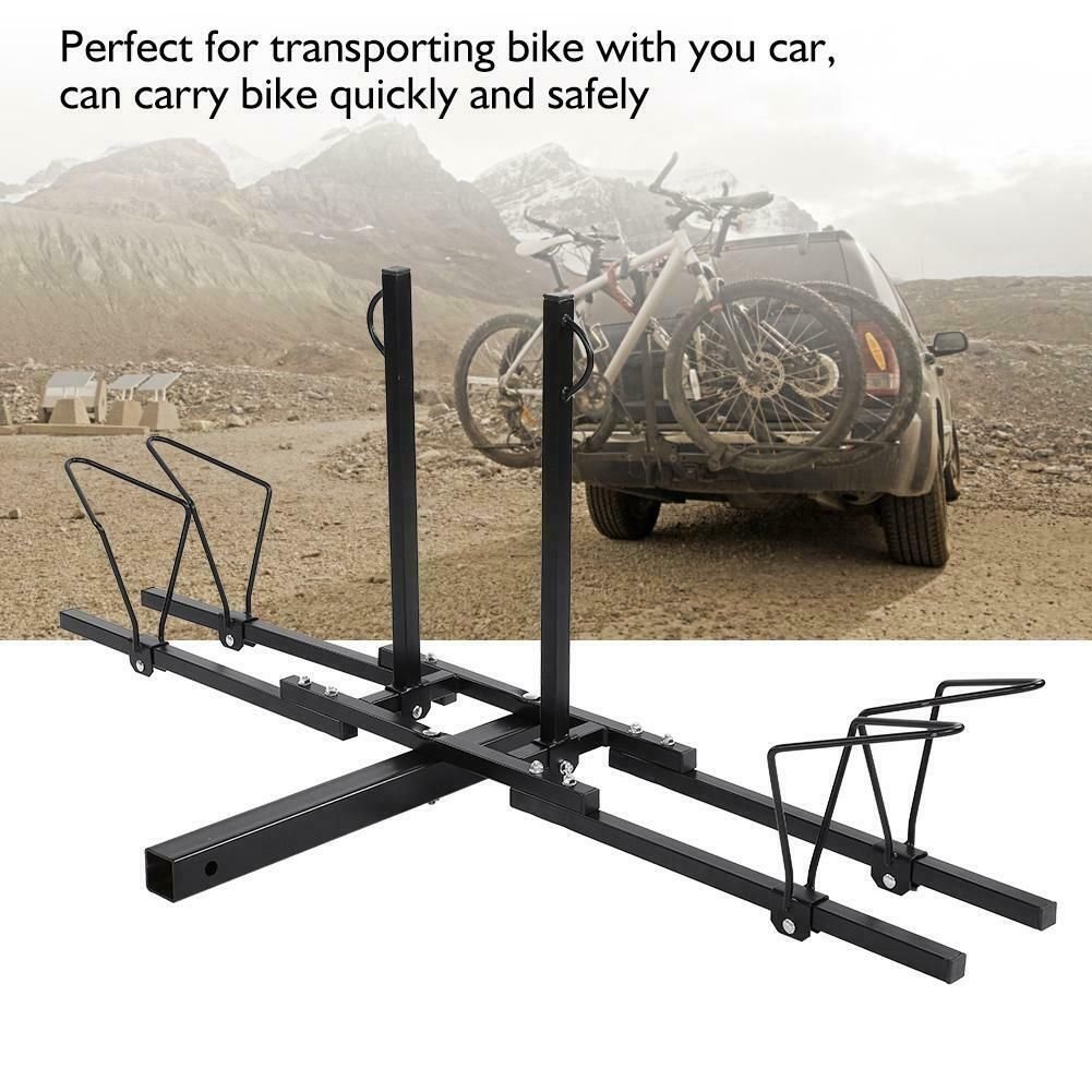Heavy-Duty 2-Bike Hitch Mount Rack – Double Bicycle Carrier for Cars, SUVs, and Trucks