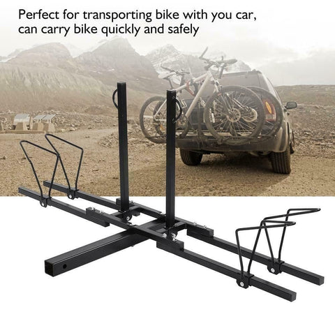 Heavy-Duty 2-Bike Hitch Mount Rack – Double Bicycle Carrier for Cars, SUVs, and Trucks