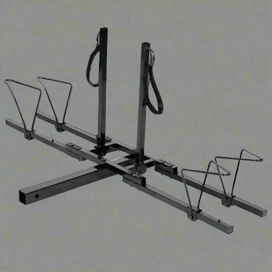 Heavy-Duty 2-Bike Hitch Mount Rack – Double Bicycle Carrier for Cars, SUVs, and Trucks
