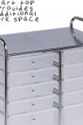 2-drawer rolling cart organizer front view
12-drawer storage trolley side angle
caster wheel for mobile cart
drawer organizer with supplies
rolling cart used in home office or studio