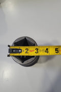 Heavy-duty 2" hex female auger bit repair hub – front angle
Cast alloy auger hub with dual pin holes – close-up
Weld-on auger adapter – side profile
2" hex drive repair hub – ideal for post hole diggers