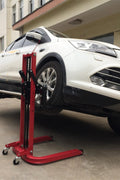 New 2 - in - 1 Garage Wheel Jack Lift – Heavy Duty 1800 lbs Capacity, Hydraulic Tire Dolly & Car Positioning Jack 415210 - with | Sold by Uncle Wiener's Wholesale