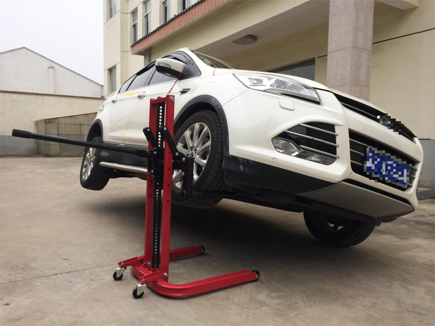 New 2 - in - 1 Garage Wheel Jack Lift – Heavy Duty 1800 lbs Capacity, Hydraulic Tire Dolly & Car Positioning Jack 415210 - with | Sold by Uncle Wiener's Wholesale