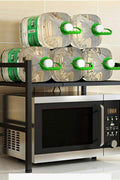 New 2 - Layer Extendable Horizontal Microwave Oven Rack – Adjustable Space Saver Organizer ONKS1213 - with | Sold by Uncle Wiener's Wholesale