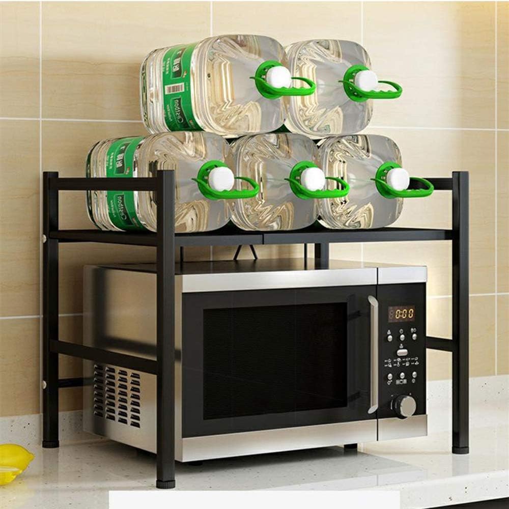 New 2 - Layer Extendable Horizontal Microwave Oven Rack – Adjustable Space Saver Organizer ONKS1213 - with | Sold by Uncle Wiener's Wholesale