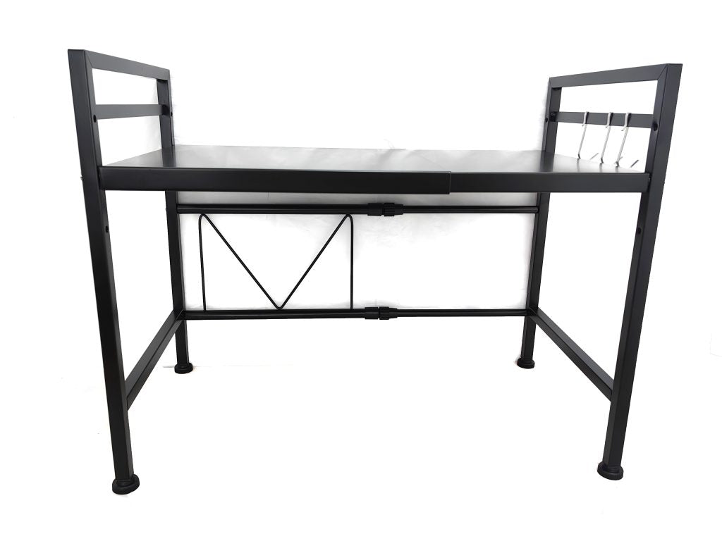 New 2 - Layer Extendable Horizontal Microwave Oven Rack – Adjustable Space Saver Organizer ONKS1213 - with | Sold by Uncle Wiener's Wholesale