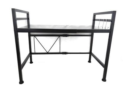 New 2 - Layer Extendable Horizontal Microwave Oven Rack – Adjustable Space Saver Organizer ONKS1213 - with | Sold by Uncle Wiener's Wholesale