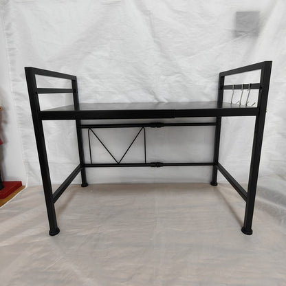 New 2 - Layer Extendable Horizontal Microwave Oven Rack – Adjustable Space Saver Organizer ONKS1213 - with | Sold by Uncle Wiener's Wholesale