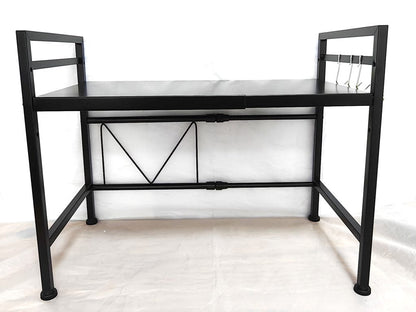 New 2 - Layer Extendable Horizontal Microwave Oven Rack – Adjustable Space Saver Organizer ONKS1213 - with | Sold by Uncle Wiener's Wholesale