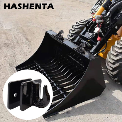 3/8 inch grab hooks with mounting plates and bolts
Heavy-duty tractor grab hooks set for towing and lifting
Grade 70 steel forged hooks with powder-coated finish
Mounting plates with bolts and locknuts for grab hooks
Green tractor grab hooks with bolt-on hardware
