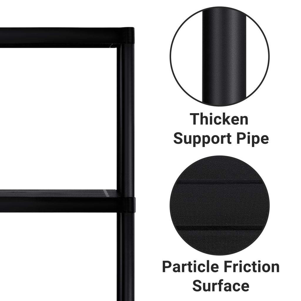New 2 Pack 5 - Tier Heavy Duty Plastic Garage Shelving Units – Durable Storage Rack Organizer AMPSR06 - with | Sold by Uncle Wiener's Wholesale