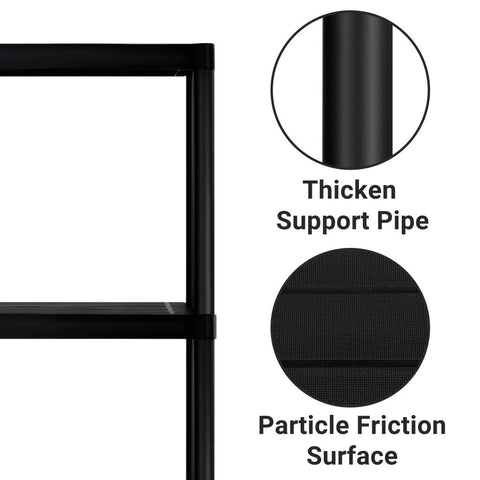 New 2 Pack 5 - Tier Heavy Duty Plastic Garage Shelving Units – Durable Storage Rack Organizer AMPSR06 - with | Sold by Uncle Wiener's Wholesale