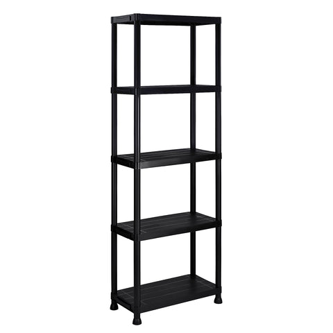 New 2 Pack 5 - Tier Heavy Duty Plastic Garage Shelving Units – Durable Storage Rack Organizer AMPSR06 - with | Sold by Uncle Wiener's Wholesale