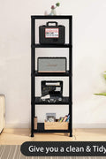 New 2 Pack 5 - Tier Heavy Duty Plastic Garage Shelving Units – Durable Storage Rack Organizer AMPSR06 - with | Sold by Uncle Wiener's Wholesale