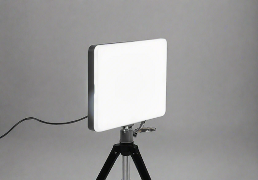 LED video light on tripod for studio use
Adjustable tripod LED lighting set
2-pack LED photography light kit
Video lighting with dimmable settings and color temperature modes