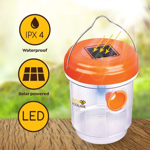 New 2 Pack Solar Powered Bee & Wasp Trap – Effective Insect Control, Eco - Friendly Pest Solution 2408163 - with | Sold by Uncle Wiener's Wholesale