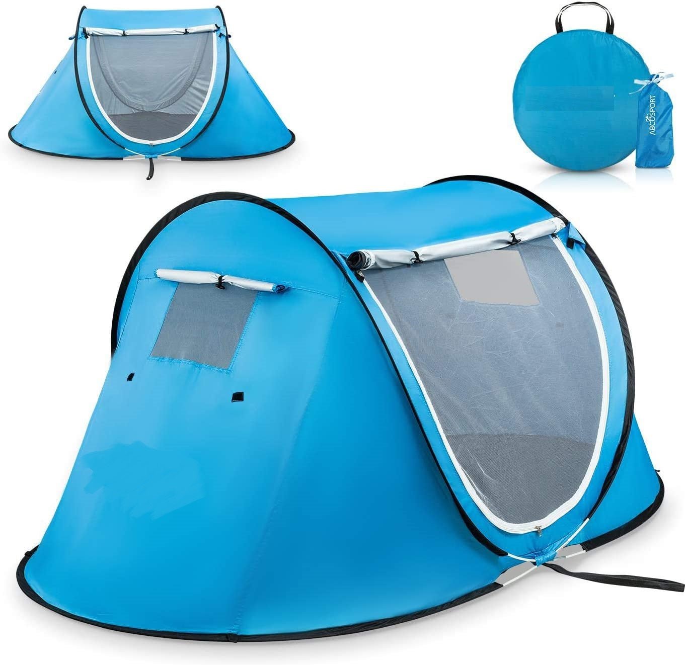 NEW 2 - Person Instant Pop - Up Tent – POP35 - with | Sold by Uncle Wiener's Wholesale
