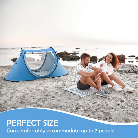 NEW 2 - Person Instant Pop - Up Tent – POP35 - with | Sold by Uncle Wiener's Wholesale