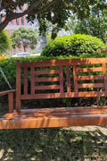 New 2 Person Wooden Patio Swing – Durable Outdoor Relaxation Seat 827216 - with | Sold by Uncle Wiener's Wholesale