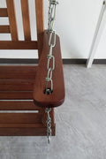 New 2 Person Wooden Patio Swing – Durable Outdoor Relaxation Seat 827216 - with | Sold by Uncle Wiener's Wholesale