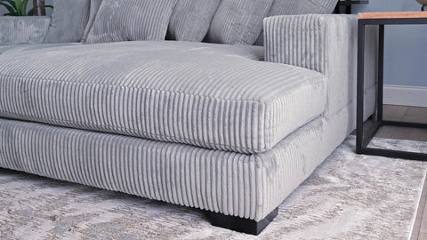 2-Piece Corduroy Sectional Sofa in Dark Gray – Front View

Compact Gray Sectional Sofa with Ribbed Upholstery

Minimalist Living Room Sofa Set – 2-Piece Corduroy

Small Space Sofa with Soft Corduroy Fabric

Modern Two-Piece Sectional in Light Gray Finish