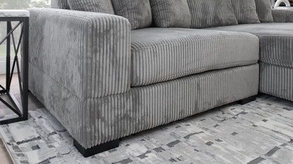 2-Piece Corduroy Sectional Sofa in Dark Gray – Front View

Compact Gray Sectional Sofa with Ribbed Upholstery

Minimalist Living Room Sofa Set – 2-Piece Corduroy

Small Space Sofa with Soft Corduroy Fabric

Modern Two-Piece Sectional in Light Gray Finish