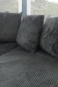 2-Piece Corduroy Sectional Sofa in Dark Gray – Front View

Compact Gray Sectional Sofa with Ribbed Upholstery

Minimalist Living Room Sofa Set – 2-Piece Corduroy

Small Space Sofa with Soft Corduroy Fabric

Modern Two-Piece Sectional in Light Gray Finish
