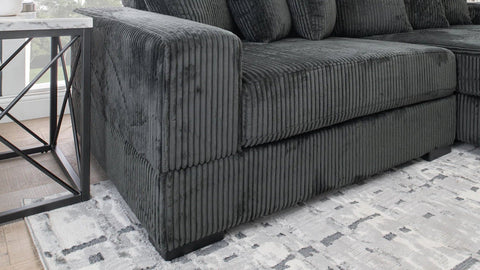 2-Piece Corduroy Sectional Sofa in Dark Gray – Front View

Compact Gray Sectional Sofa with Ribbed Upholstery

Minimalist Living Room Sofa Set – 2-Piece Corduroy

Small Space Sofa with Soft Corduroy Fabric

Modern Two-Piece Sectional in Light Gray Finish