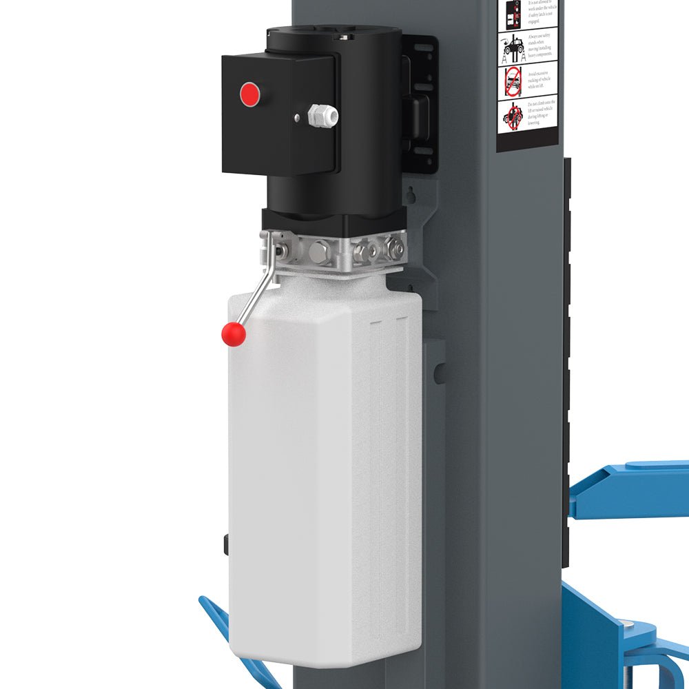 New 2 - Post Automotive Vehicle Hoist Lift for Cars & Trucks | Heavy - Duty Hydraulic Models - with 10000 lbs Capacity 2 - Post Lift | Sold by Uncle Wiener's Wholesale