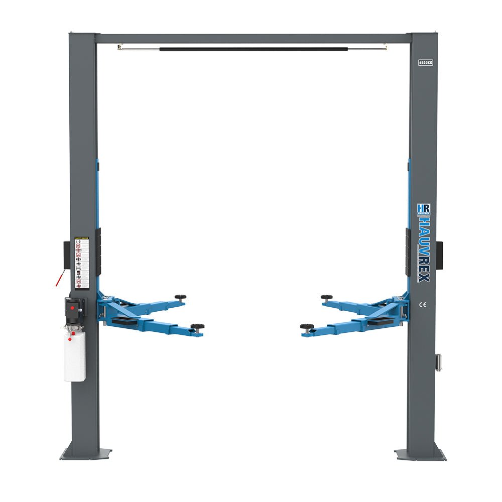 New 2 - Post Automotive Vehicle Hoist Lift for Cars & Trucks | Heavy - Duty Hydraulic Models - with 10000 lbs Capacity 2 - Post Lift | Sold by Uncle Wiener's Wholesale