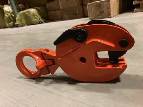 New 2 Ton Vertical Plate Clamp – Heavy - Duty Steel Lifting Clamp for Safe Vertical Load Handling 328940 - with | Sold by Uncle Wiener's Wholesale