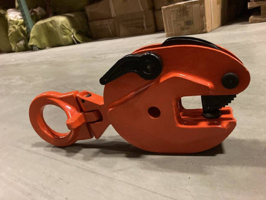 New 2 Ton Vertical Plate Clamp – Heavy - Duty Steel Lifting Clamp for Safe Vertical Load Handling 328940 - with | Sold by Uncle Wiener's Wholesale