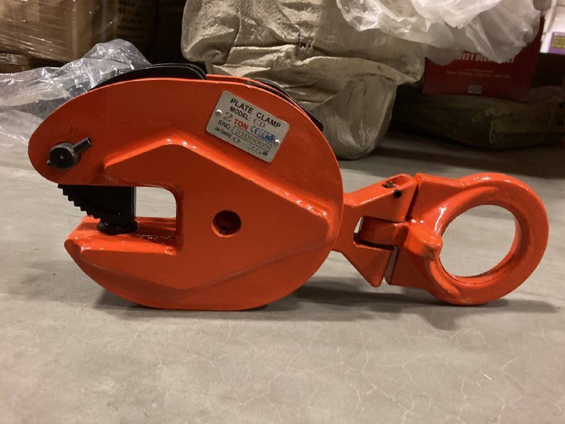 New 2 Ton Vertical Plate Clamp – Heavy - Duty Steel Lifting Clamp for Safe Vertical Load Handling 328940 - with | Sold by Uncle Wiener's Wholesale