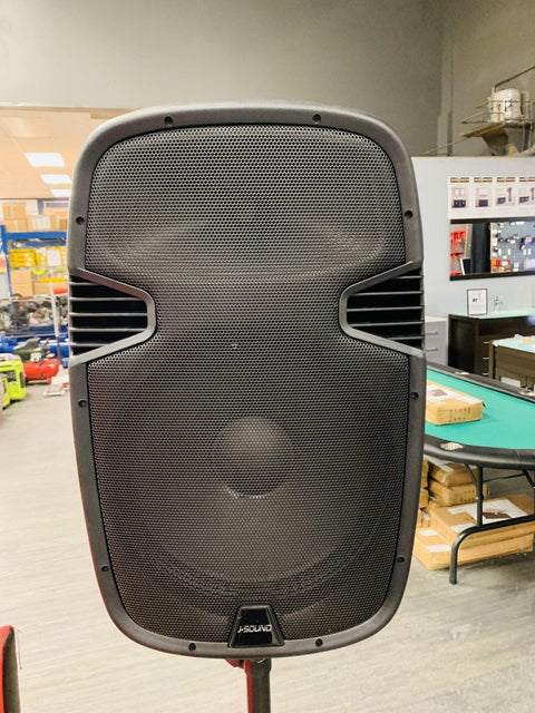 New 2 - Way Rechargeable Bluetooth PA Speaker – Portable Karaoke Machine with Wireless Mic & LED Lights K115 - with | Sold by Uncle Wiener's Wholesale