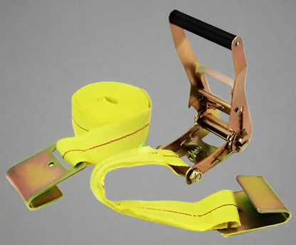 NEW 2" X 20' FLAT HOOK CARGO RATCHET STRAP - with 2" x 20' Flat Hook Strap | Sold by Uncle Wiener's Wholesale