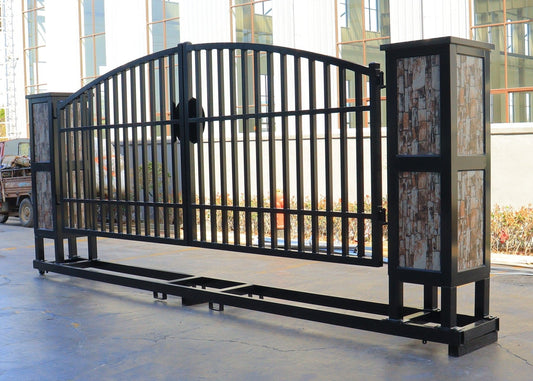 NEW 20 FT METAL FARM GATE DEER ENTRY DRIVEWAY KIT TM2006NCF101 - with | Sold by Uncle Wiener's Wholesale
