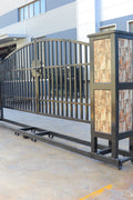 NEW 20 FT METAL FARM GATE DEER ENTRY DRIVEWAY KIT TM2006NCF101 - with | Sold by Uncle Wiener's Wholesale