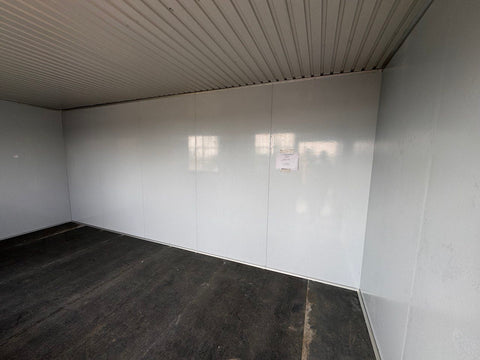 NEW 20 ft x 10 ft Insulated Office Container 434281C - with | Sold by Uncle Wiener's Wholesale