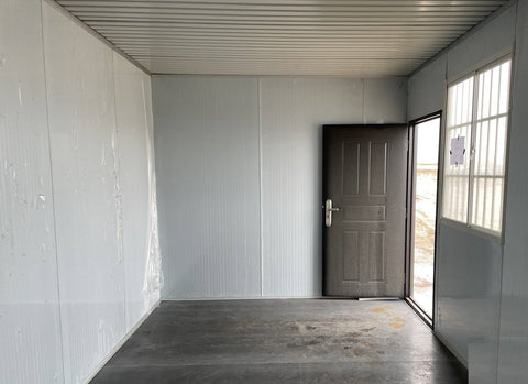 NEW 20 ft x 10 ft Insulated Office Container 434281C - with | Sold by Uncle Wiener's Wholesale