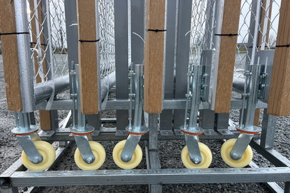 20 FT sliding chain link driveway gate – side view

Heavy-duty metal fence gate for wide driveway

SFSG20F driveway gate with chain link mesh design

Sliding gate installed in residential lot

Industrial security gate with chain link fencing